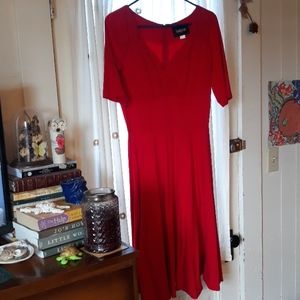 Collectif red dress
